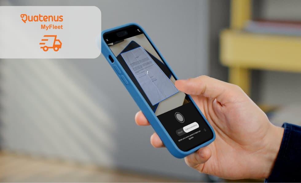 Nova funcionalidade MyFleet: digitalização automática de documentos de viaturas