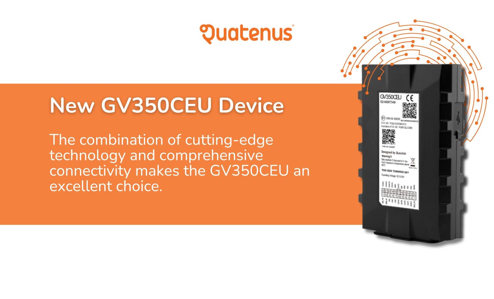 GV350CEU: High-Tech Fleet Management